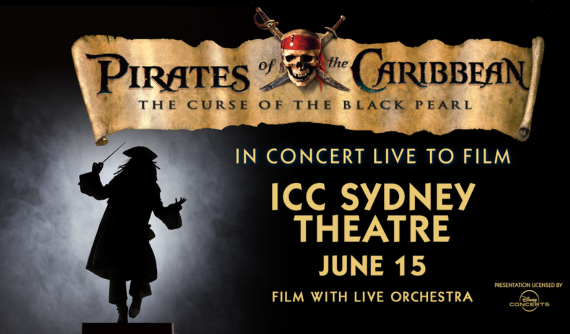 Pirates of the Carribean Film in Concert is coming to ICC Sydney Theatre on Saturday 15 June 2024.