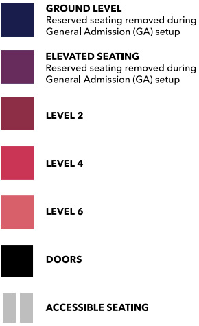 Seating Legend