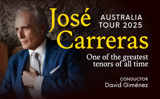 José Carreras is coming to ICC Sydney Theatre on 19 November 2025.